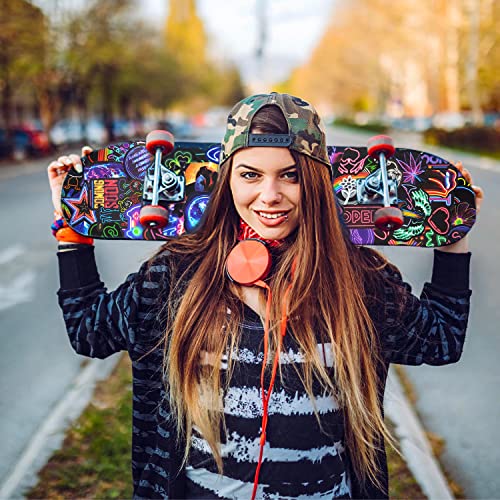 Water Bottle Stickers 200 Pcs Cool Neon Sticker Packs, Prizes for Kids Classroom Reward, Waterproof Vinyl Stickers for Water Bottles Laptop Skateboard Scrapbooking Journaling Notesbook Luggage etc