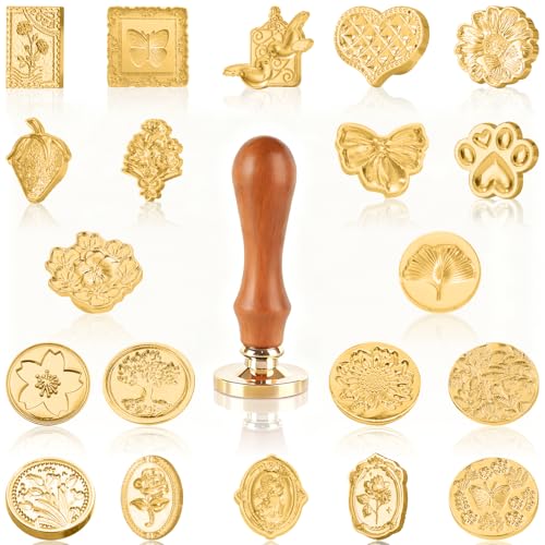 10 Best Wax Seal Stamp Sets That Add Class to Your Letters 4 Vintage Wax Seal Stamp Kit with 21 Stamps