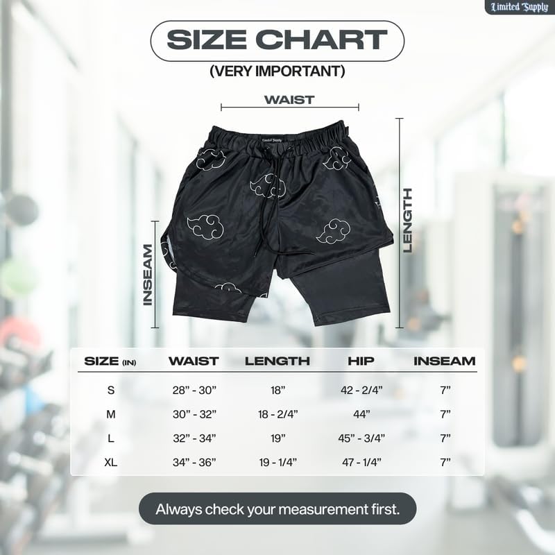 CROWN Anime Shorts - Breathable Mesh Stretch Compression Gym Short with Pockets and Towel Holder - Image 6