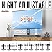 Universal TV Stand/Base Table Top TV Stand with Wall Mount for Most 27 30 32 39 40 42 43 49 50 55 60 Inch LCD LED Plasma Flat Screen TVs, Vesa Mount Holds up to 88 lbs, 9 Level Height Adjustable