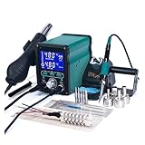 Digitale Lötstation, Heißluftpistole Nacharbeitsstation 110 W, elektrischer Lötkolben for Telefon...