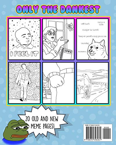 The Ultimate Meme Coloring Book: Vol 1 (For Adults) #TOP1