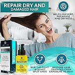 Biotin Hair Thickening Serum for Men and Women - Intense Strengthening Treatment Product with Natural Botanical Oil Blend to Help Boost Thin Hair - Repair Thinning Hair, Increase Volume and Shine - Image 4