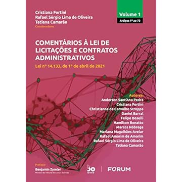Capa do livro Comentários à Lei de Licitações e Contratos Administrativos - Volume 1: Lei n° 14.133, de 1º de abril de 2021