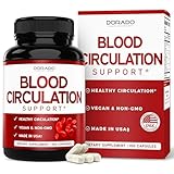 Blood Circulation Supplements with Diosmin & More (150 Capsules) Blood Flow Supplements for Men & Women - Spider & Varicose Veins for Legs Support - Vegan & Non GMO - 3rd Party Tested - USA Made