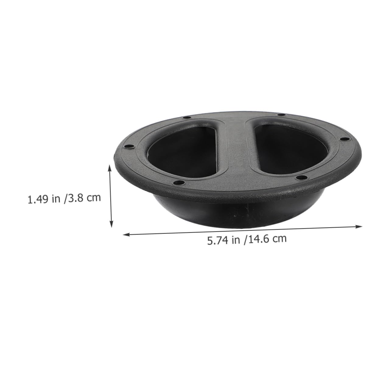 iplusmile Poignées De Haut-Parleur Encastrées Abs 146x38 Mm Lot De 8 pour Réparation Audio Transport Scène Poignée Encastrée Noire Pratique pour Enceintes Professionnelles