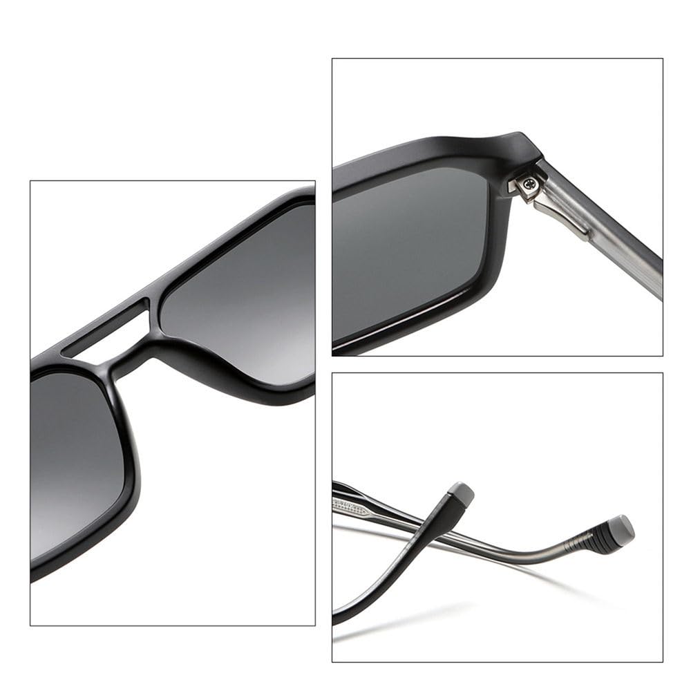 Męskie sportowe okulary przeciwsłoneczne z polaryzacją UV do jazdy na rowerze, do jazdy samochodem, okulary przeciwsłoneczne, C1,145 * 142 * 46 mm