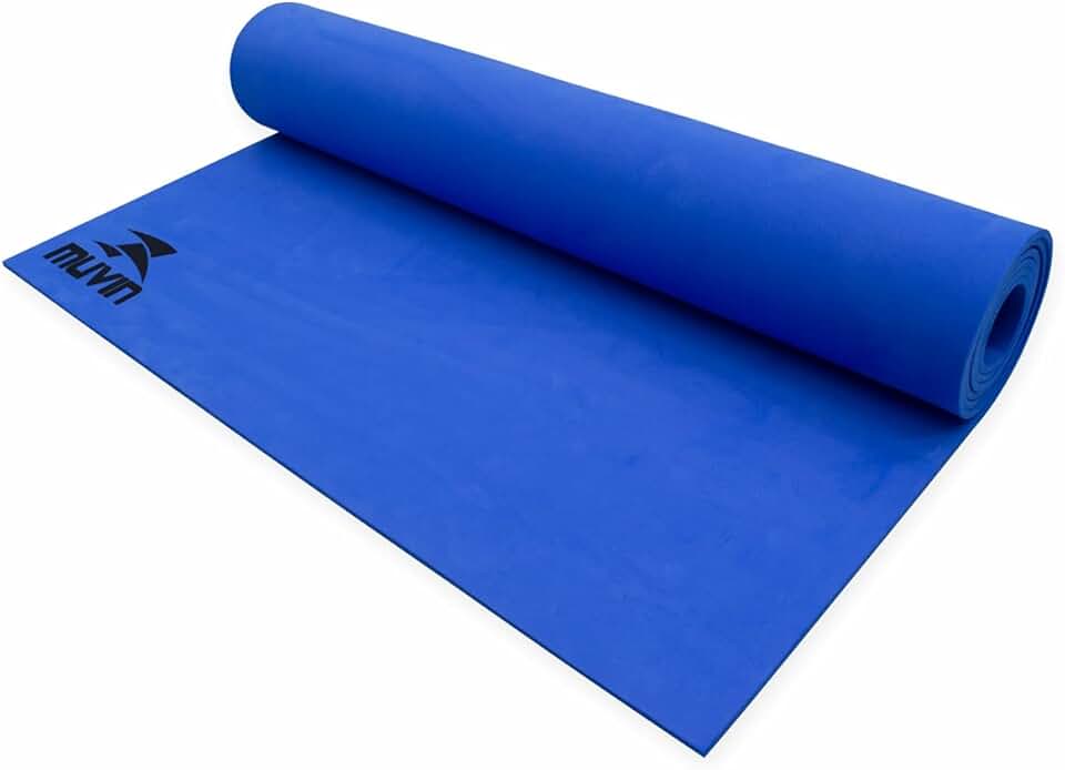 Tapete Para Yoga em EVA Muvin Basics - Tamanho 180cm x 60cm x 0,5cm - Indicado Para Iniciantes - Colchonete Pilates, Yoga, Ginástica e Academia