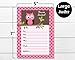 50 Pink Owl Invitations and Envelopes (Large Size 5x7) - Baby Shower - Birthday Party - Any Occasion