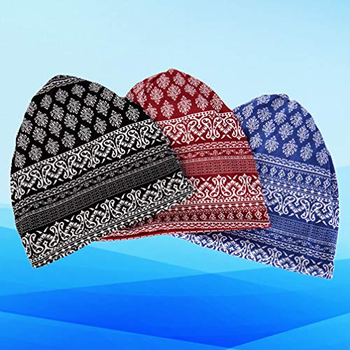 Artibetter 3Pcs Turbante Fascia Chemo cap Cotone