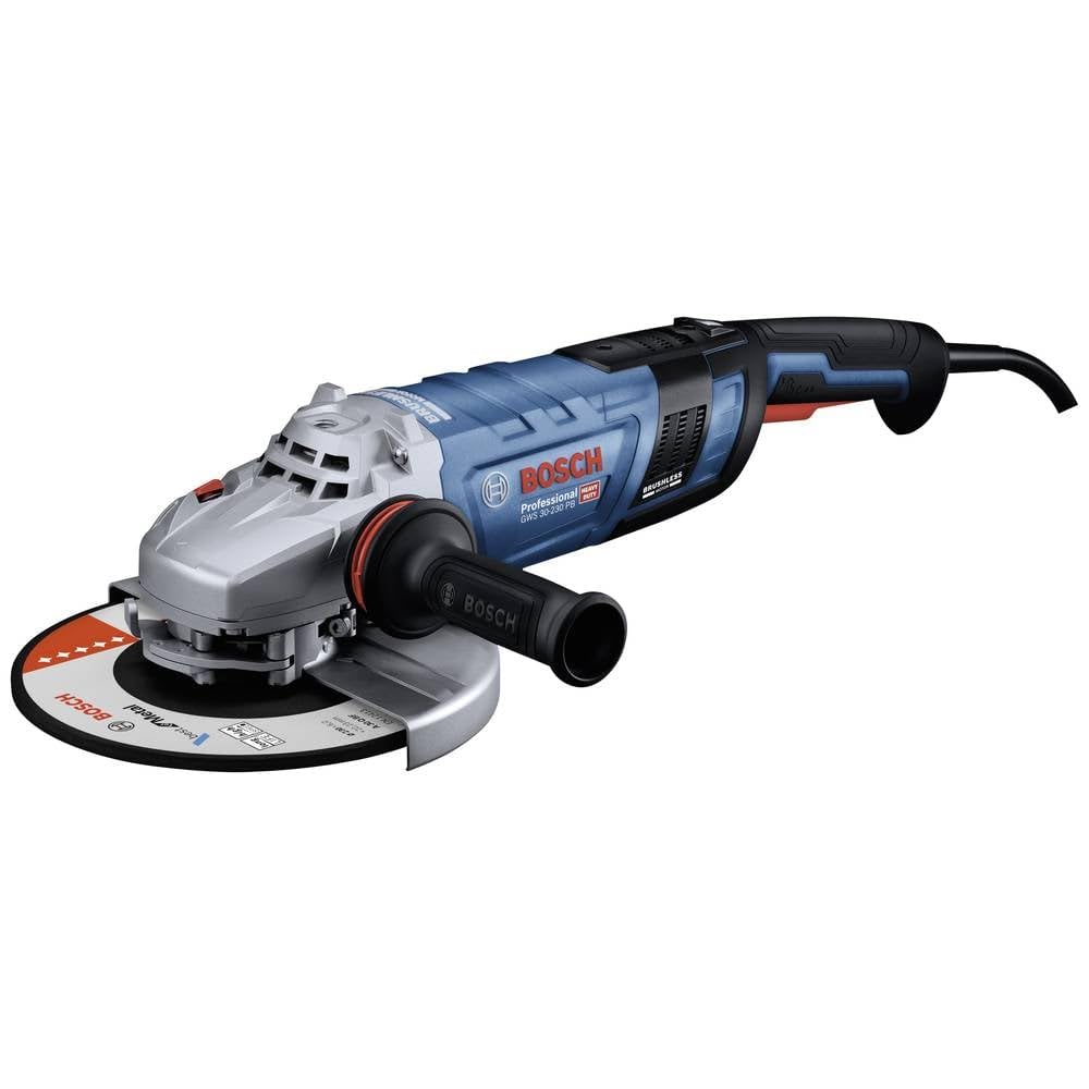 Meuleuse D'Angle Bosch Professional GWS 20-230 P 2000W - 230mm Avec Poignée, Bride Et Capot De Protection