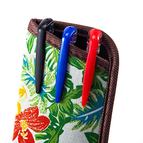 Image of TRIUMPH VISION Reading Glasses Pouch Eyeglass Sleeve Soft Case Slim 3 Pack | Alternative to Bulky Case Lightweight,Neoprene Lined Padded Protect Optical lens Slip in, Cute Pattern Portable for Daily Use