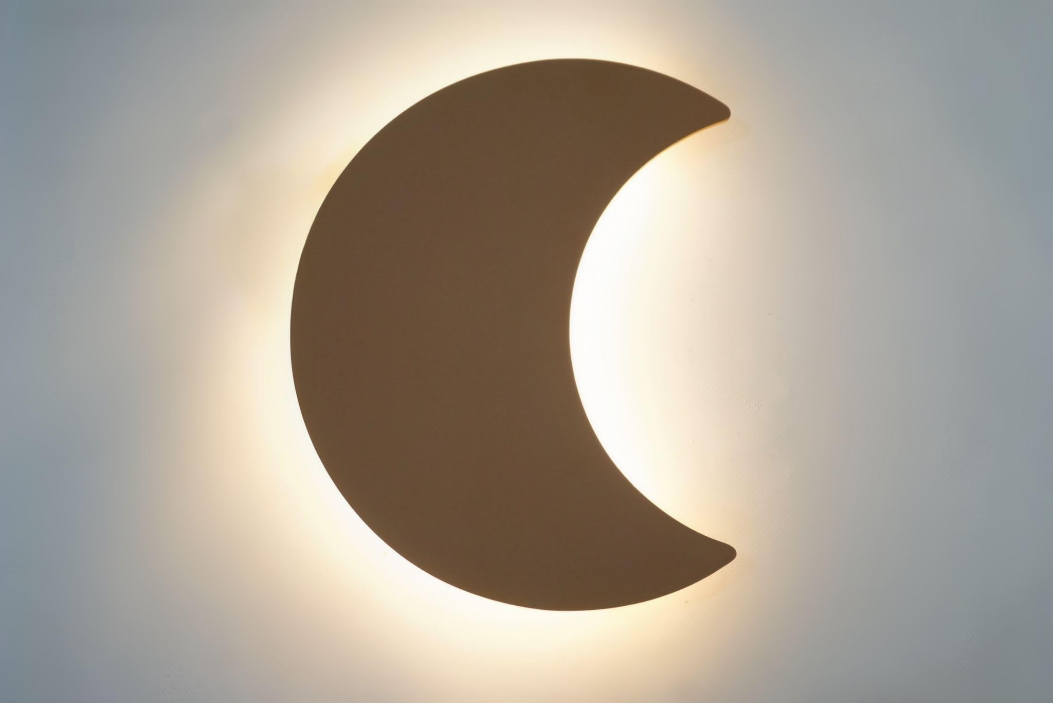 EUNOIA DREAM Pack de 3 Apliques Lámparas de Pared LED 1 Luna - 2 Nubes, Quitamiedo Habitación Infantil, Luz Nocturna Bebés y Niños, Luz Cálida, Ideal recién nacidos Baby Shower, Sin Cables Peligrosos