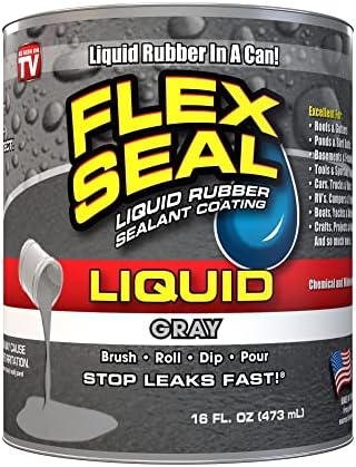 Flex Seal Liquid Rubber in a Can, 1-gal, Gray