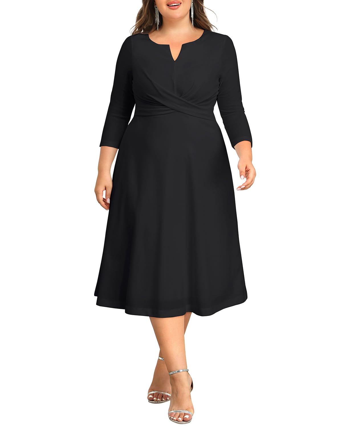 green emerald velvet dress Funeral Dress in Black