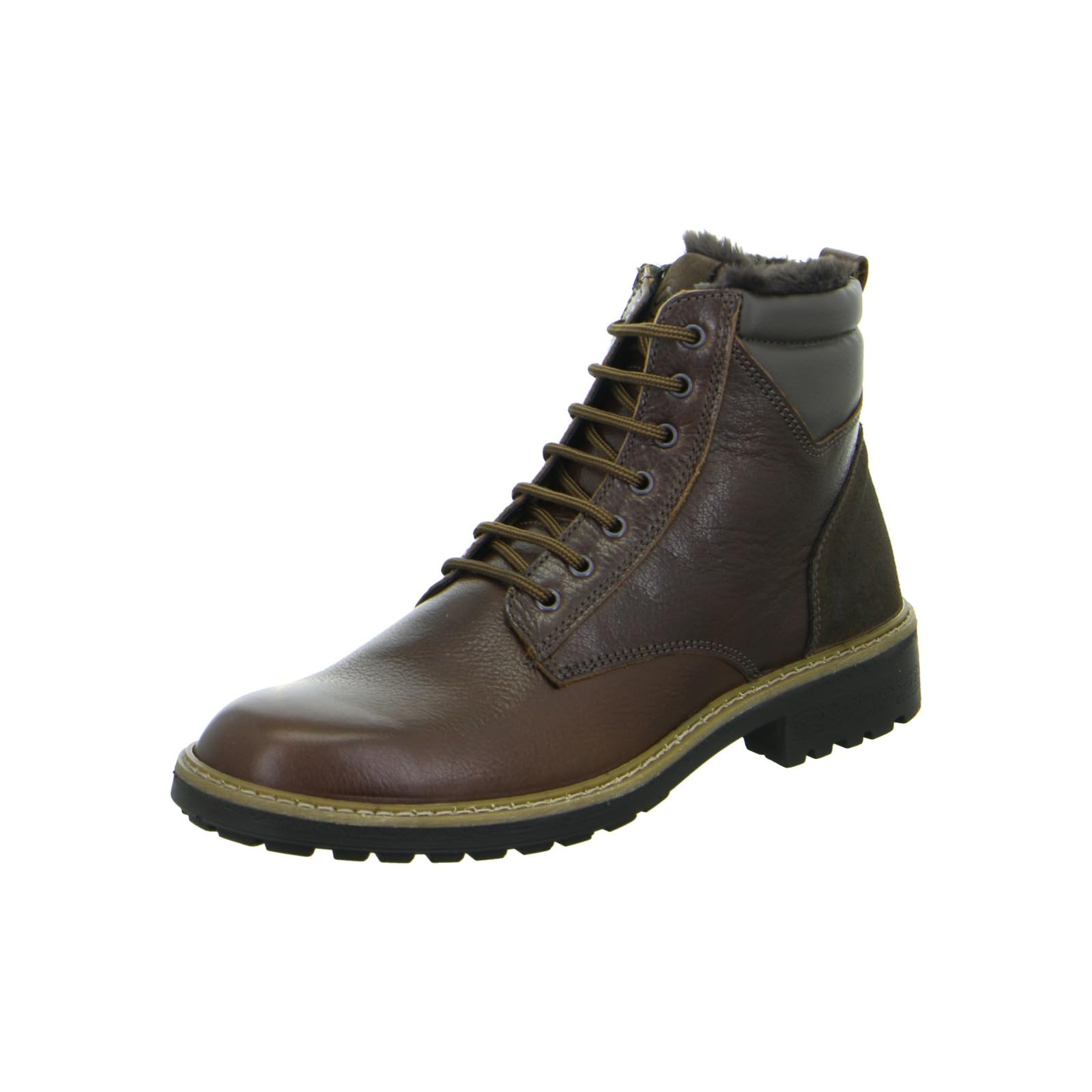 ARA Men's Frederik Highcut Lace-Up Shoe, Brusciato Fango Moro, 9.5 UK