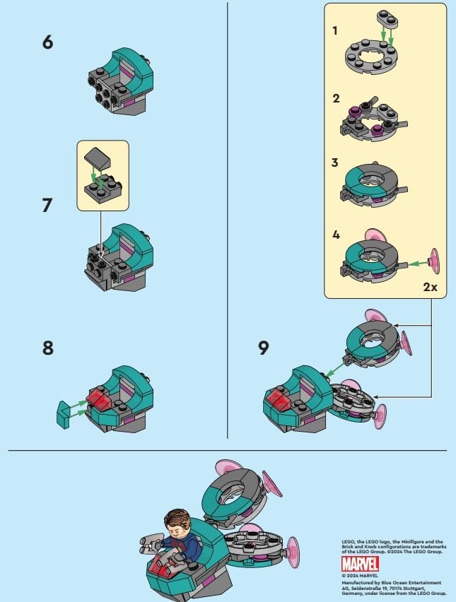 Lego Star-Lord Paper Pack #242402 with Foil image 5