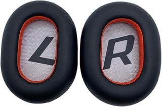 8200UC Replacement Earpad for Plantronics BackBeat Pro 2/ Voyager 8200 UC Wireless Headphones, Ear Cushions Cup Cover Earmuff Protein Leather Memory Foam, Repair Part Accessories