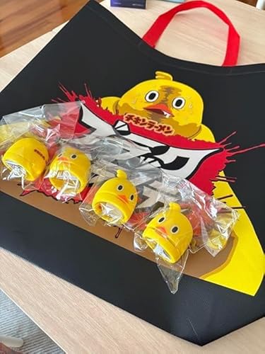 ひよこあにきキャップカバー チキンラーメン 味ぽん コラボ エコバッグ WYDRのサムネイル