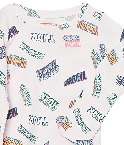 Image of Amazon Essentials Disney | Marvel | Star Wars | Frozen | Princess Girls and Toddlers' Long-Sleeve Tunic T-Shirts, Pack of 3