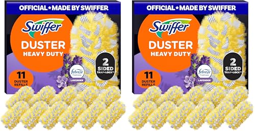 Image of Swiffer Dusters Multi-Surface Heavy Duty Duster Lavender Refills, 11 Count (Pack of 2)
