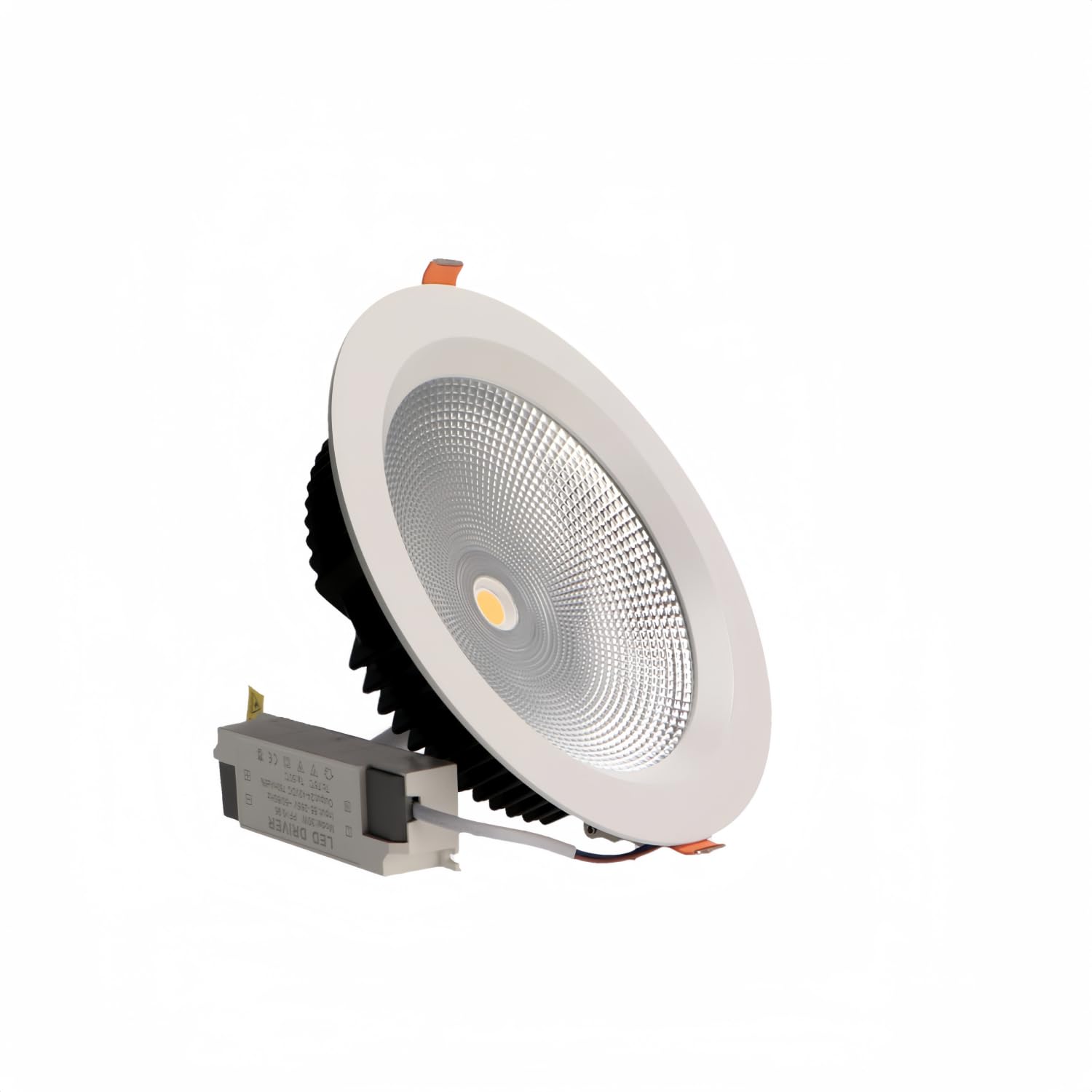 ONSSI Foco Downlight LED de Techo 30W 2800lm, Cobslim Led Circular Φ230mm Marco Blanco Empotrado Blanco Frío 6000K