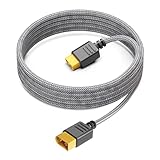 HKY XT60延長ケーブル 10フィート 射出成形XT60メス-オスコネクタ RCバッテリー ポータブル発電所 ソーラーパネル 3M 16AWG アップサイクル編組ナイロンワイヤー用