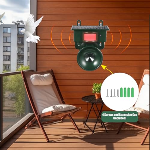 2025 Solar Ultrasonic Bird Repellent Devices Bird Repeller Outdoor Pigeon Deterrents for Outside Animal Repellent Outdoor to Keep Pigeon Woodpecker Out of Balconies Patio Garden Farm 2025 Solar Ultrasonic Bird Repellent Devices Bird Repeller Outdoor Pigeon Deterrents for Outside Animal Repellent Outdoor to Keep Pigeon Woodpecker Out of Balconies Patio Garden Farm