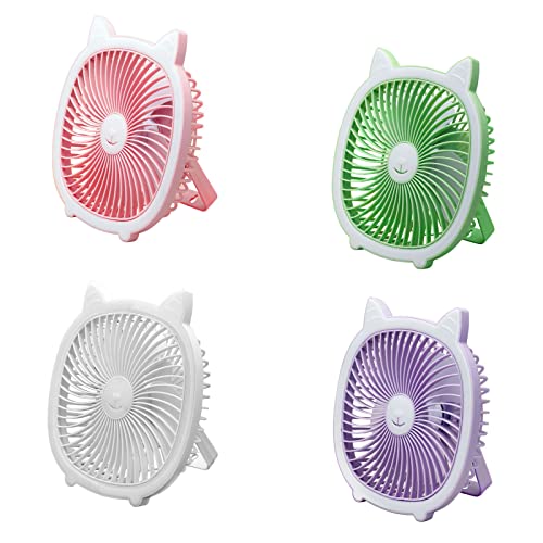 Ventilador de techo USB recargable multifuncional mini lámpara colgante con batería 7