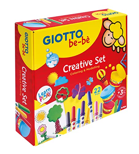 GIOTTO be-bè Creative Set Colouring and Modelling, Assorted Colours and Tools, For Children - Image 3