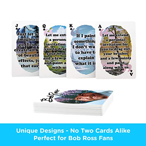 Baraja de Cartas Bob Ross Tamaño Poker miniatura 3