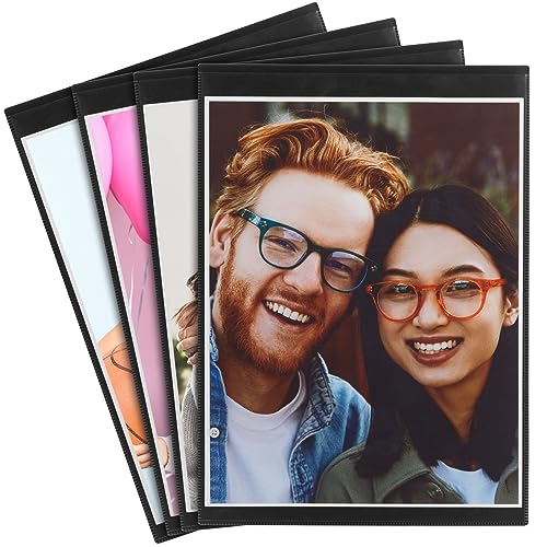 Juvale 4 Pack Magnetic Photo Frames 8.5X11 For Refrigerator, Artwork, Family Pictures #TOP30