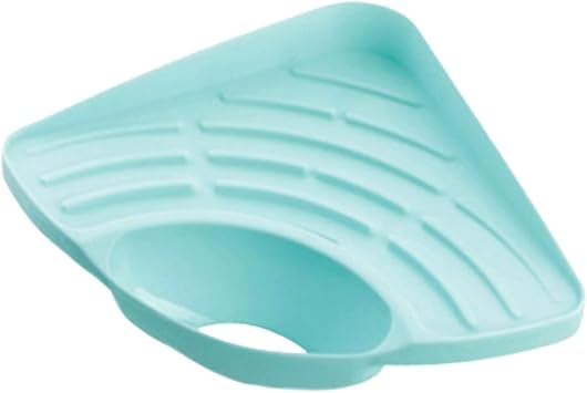 Dish Drying Rack Roll up 20 Sink Drain Rack Kitchen Triangle Rack Corner Sponge Storage Multi Functional Plastic Water Filter Rack Over The Sink Multipurpose Roll-up Dish Drying Rack