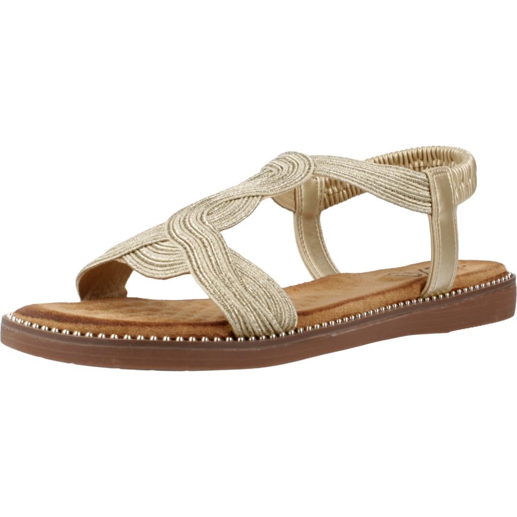 EXE ZF1982 F6 Sandalias Abiertas Mujer Oro