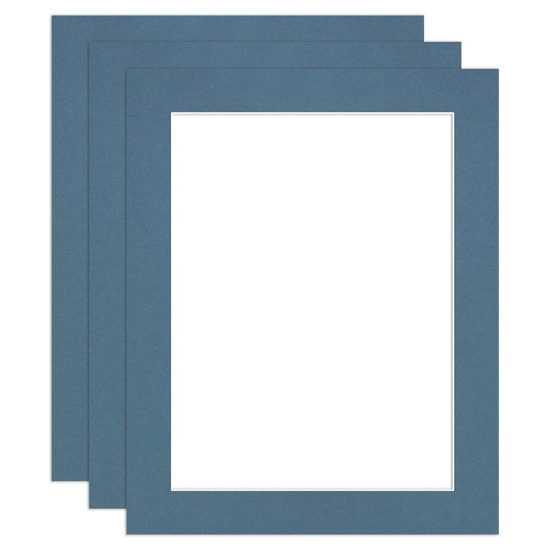 Procut Global 50x40cm Pompadour Picture Mounts to Fit 40x30cm Aperture - Precision Cut Cardboard Photo Mount - Ideal for Frames, Prints, Artwork & Certificates - Sizes & Colours Available - 3 Pack