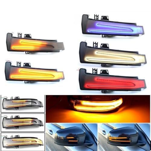Luz señal giro lateral para Benz espejo retrovisor Clase A B C E S CLA GLA GLK CLS 2