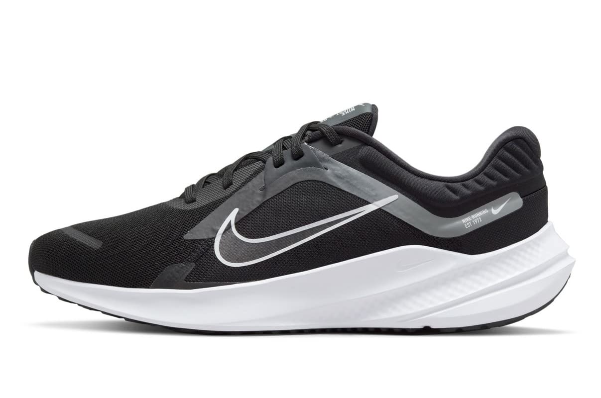 Nike Nike Quest 5 mens Sneaker 42.5 EU BLACK/WHITE-SMOKE GREY-DK SMOKE GREY
