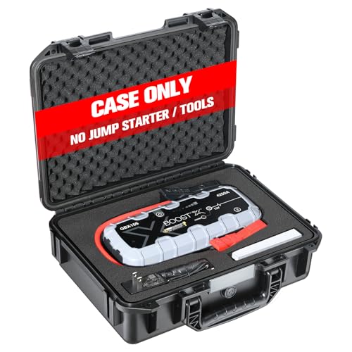 Case for NOCO Boost X GBX155 GB150 Waterproof Hard Protective Box for 4250A/3000A Carrying Storage Case for 12V Power Bank Car Charger &Accessories (  Not including other accessories)