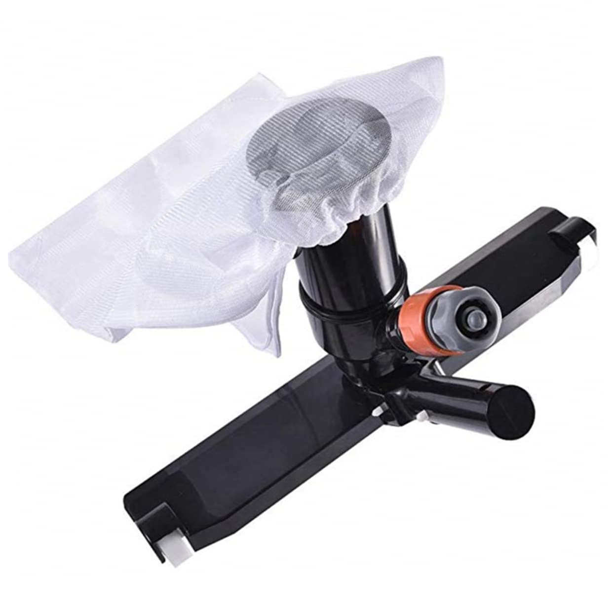 HEMOTON 1 Set Pool Cleaning Suction Head Vacuum Cleaning Brush for Moss Removal Black