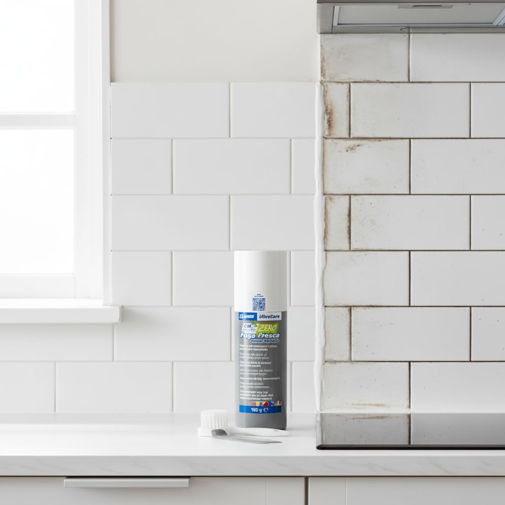 MAPEI Ultracare FUGA FRESCA 100 BIANCO, Vernice Polimerica per Fughe Cementizie, 160 gr., Confezione da 6 Pezzi