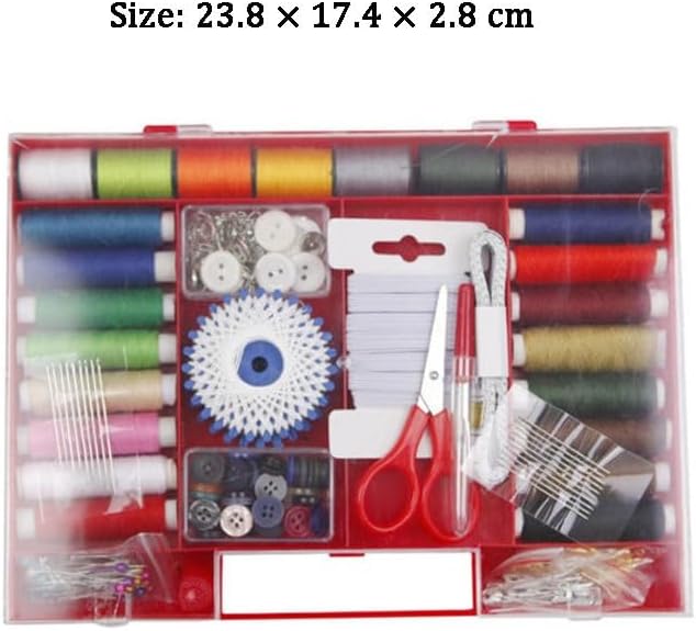MVNOIRE Large-Capacity Needle Thread Box Set Sewing Plastic Tape Cover Patching