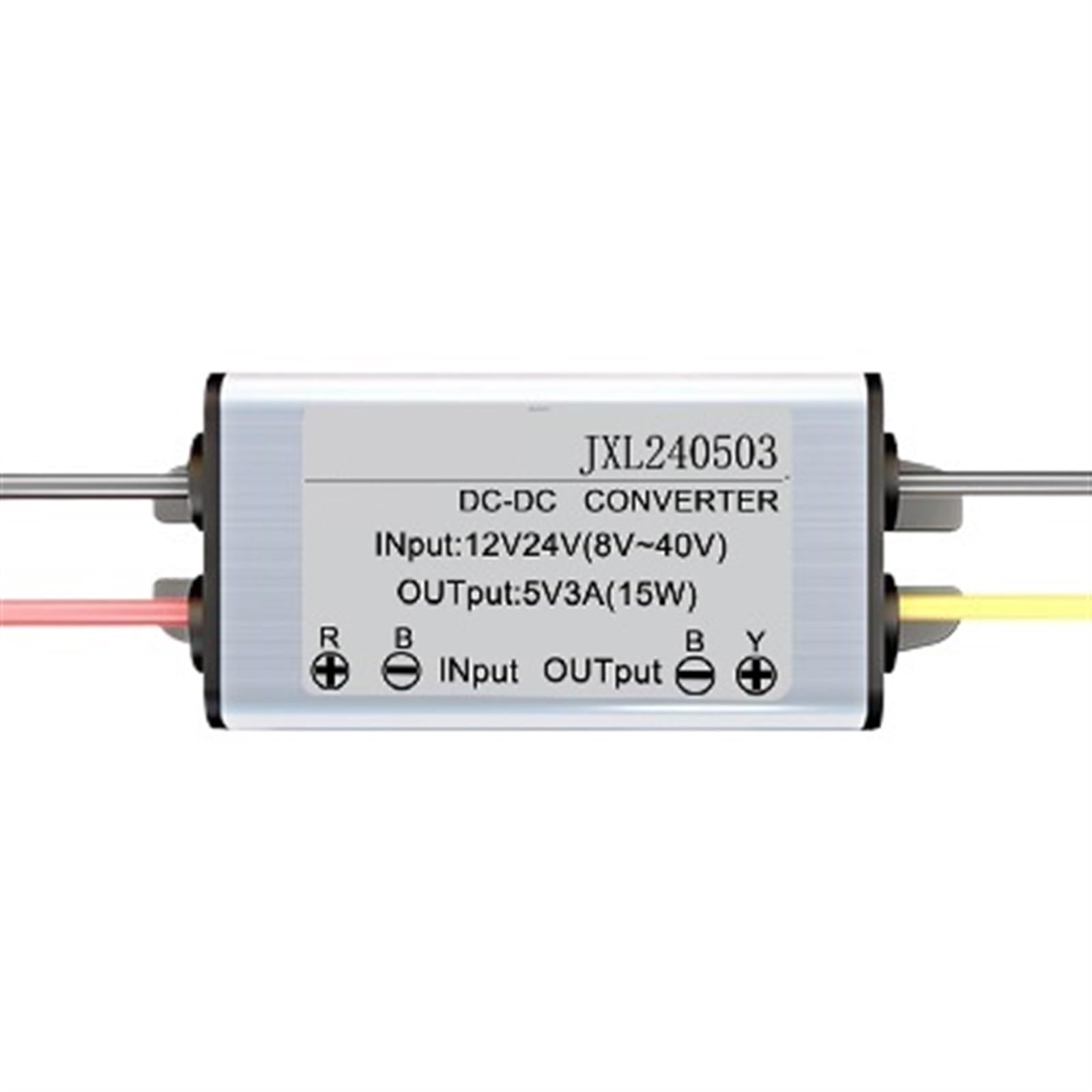 Régulateur abaisseur DC 12V 24V à 5V 3A anti clignotement LED