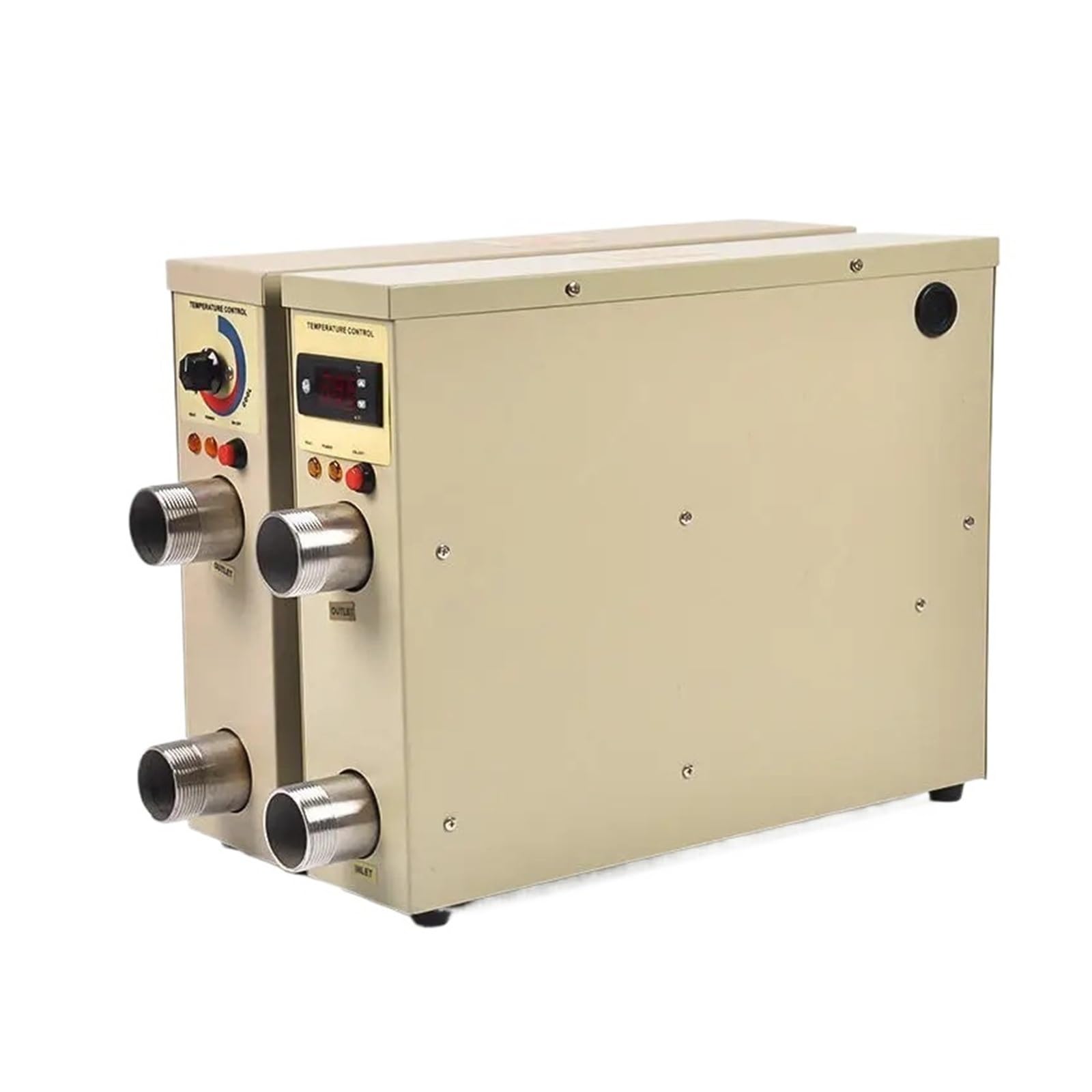 Pompa di Calore elettrica Portatile da 9 kW for Piscina con Controllo termostatico, scaldabagno for Piscina, vasche da Bagno, Spa e Relax Riscaldamento rapido ed efficiente(380,18kw)