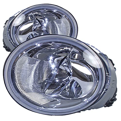 BESTPRICE 2x phares avant Phares principaux gauche + droite Compatible avec VW NEW BEETLE (9C1, 1C1), NEW BEETLE Cabriolet (1Y7)