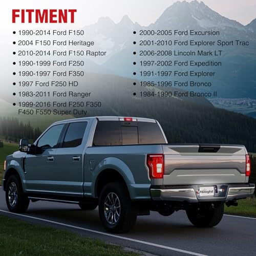 Image of Nilight 2PCS License Plate Lights for 1999-2014 Ford F150 F250 F350 F450