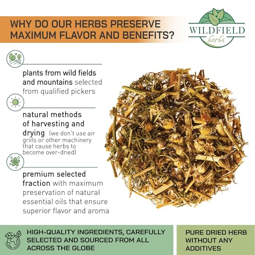 Image of 4 oz. Chamomile Tea Loose Leaf Dried Chamomile Flowers Manzanilla Tea (Matricaria Chamomilla) - 113g Camomile Flower Herb Flores De Manzanilla