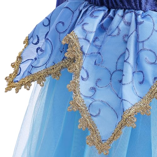 Vestido de Princesa Daisy para Niñas Pequeñas miniatura 4