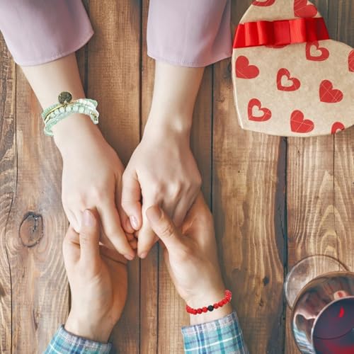 MengPa Beaded Bracelets for Women Trendy Stacks Boho Bead Bracelet Pack Friendship Jewelry4