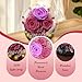 Forever Flowers Roses for Her - Preserved Real Flowers in Glass Dome - for Birthday Anniversary All Occasions Decorations - for Woman Mom Grandma Sister Friend