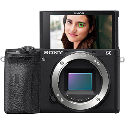 Sony A6600 Mirrorless Camera (Ilce6600/B) + Np-Fz100 Compatible Battery + 64Gb Card + Card Reader + Corel Photo Software + Hdmi Cable + Case + Flex Tripod + Hand Strap + Memory Wallet + More #TOP1